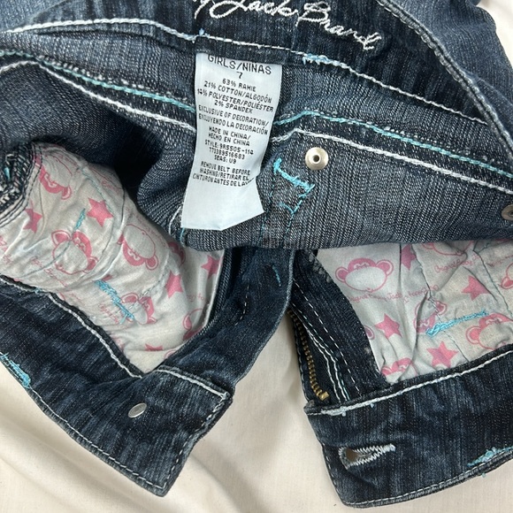 Bundle of 2 Girl Blue Jean Shorts Size 7 ~ Bobby Jack Faded Glory - Picture 14 of 14